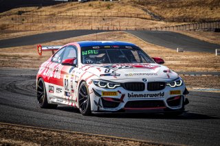 #82 BMW M4 GT4 of James Walker Jr and Bill Auberlen, BimmerWorld, GT4 SprintX Pro-Am, 2020 SRO Motorsports Group - Sonoma Raceway, Sonoma CA
 | Brian Cleary    