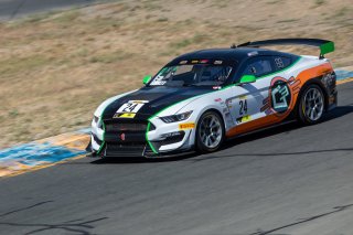 #24 Ford Mustang GT4 of Frank Gannett, Ian Lacy Racing, GT4 Sprint Am, 2020 SRO Motorsports Group - Sonoma Raceway, Sonoma CA
 | Brian Cleary                                             