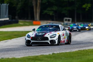#16 Mercedes-AMG GT4 of John Allen and Kris Wilson, Rearden Racing, GT4 SprintX Am,  SRO America, Road America,  Elkhart Lake,  WI, July 2020. | Fabian Lagunas/SRO