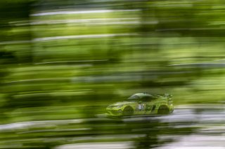 #69 Porsche 718 Cayman GT4 of Tom Collingwood and John Tecce, BGB Motorsports, GT4 SprintX Am, SRO America, Road America, Elkhart Lake, WI, July 2020.
 | Brian Cleary/SRO
