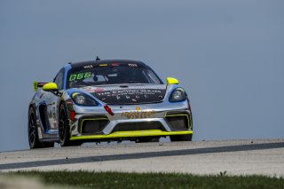 #66 Porsche 718 Cayman GT4 of Spencer Pumpelly, TRG, GT4 Sprint, SRO America, Road America, Elkhart Lake, WI, July 2020.
 | Brian Cleary/SRO