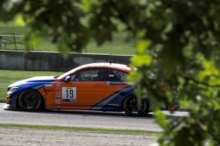 #19 BMW M4 GT4 of Sean Quinlan and Greg Liefooghe, Stephen Cameron Racing, GT4 Sprint Pro-Am, SRO America, Road America, Elkhart Lake, WI, July 2020.
 | Brian Cleary/SRO