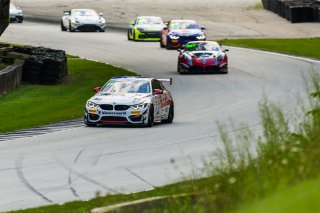 #82 BMW M4 GT4 of James Walker Jr and Bill Auberlen, BimmerWorld, GT4 SprintX Pro-Am,   SRO America, Road America,  Elkhart Lake,  WI, July 2020. | Fabian Lagunas/SRO