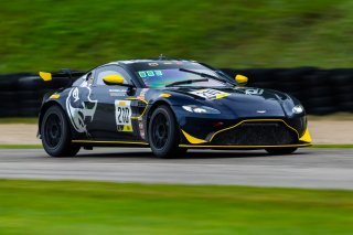 #210 Aston Martin Vantage GT4 of Michael Dinan, Flying Lizard Motorsports, GT4 Sprint Am,  SRO America, Road America,  Elkhart Lake,  WI, July 2020. | Fabian Lagunas/SRO