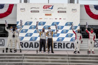 #7 Porsche 718 Cayman GT4 of Sean Gibbons and Zac Anderson, NOLASPORT, GT4 SprintX, SRO America, Road America, Elkhart Lake, WI, July 2020.
 | SRO Motorsports Group