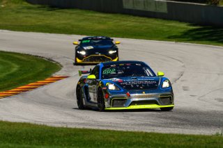 #66 Porsche 718 Cayman GT4 of Spencer Pumpelly, TRG, GT4 Sprint, SRO America, Road America, Elkhart Lake, WI, August 2020.
 | SRO Motorsports Group