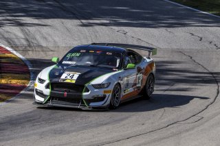 #24 Ford Mustang GT4 of Frank Gannett, Ian Lacy Racing, GT4 Sprint Am, SRO America, Road America, Elkhart Lake, WI, July 2020.
 | Brian Cleary/SRO