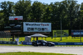 #21 Aston Martin Vantage GT4 of Michael Dinan and Robby Foley, Flying Lizard Motorsports, GT4 SprintX Pro-Am, SRO America, Road America, Elkhart Lake, WI, August 2020.
 | Sarah Weeks/SRO             
