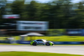 #47 Porsche 718 Cayman GT4 of Matt Travis and Jason Hart, NOLASPORT, GT4 SprintX, Pro-Am, SRO America, Road America, Elkhart Lake, WI, August 2020.
 | Sarah Weeks/SRO             