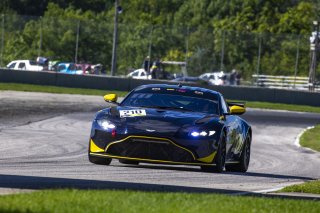 #210 Aston Martin Vantage GT4 of Michael Dinan, Flying Lizard Motorsports, GT4 Sprint Am, SRO America, Road America, Elkhart Lake, WI, July 2020.
 | Brian Cleary/SRO