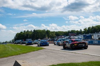 #91 Aston Martin Vantage GT4 of Jeff Burton and Vesko Kozarov, Rearden Racing, GT4 SprintX Pro-Am, SRO America, Road America, Elkhart Lake, WI, August 2020.
 | SRO Motorsports Group