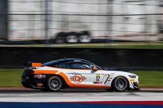 #12 Ford Mustang GT4 of Drew Staveley, Ian Lacy Racing, GT4 Sprint Pro, SRO America, Circuit of the Americas, Austin TX, September 2020.
 | Sarah Weeks/SRO             
