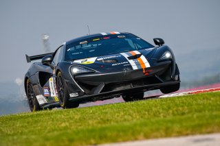 #3 McLaren 570s GT4 of Michael McAleenan and Dan Rogers, Motorsport USA, GT4 SprintX, SRO America, Circuit of the Americas, Austin TX, September 2020.
 | SRO Motorsports Group