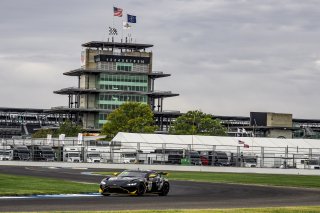 #210 Aston Martin Vantage GT4 of Michael Dinan, Flying Lizard Motorsports, GT4 Sprint Am, SRO, Indianapolis Motor Speedway, Indianapolis, IN, September 2020.
 | Brian Cleary/SRO