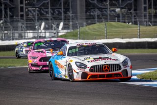 #99 Mercedes-AMG GT4 of Jeff Courtney, RecStuff Racing, GT4 Sprint Am, SRO, Indianapolis Motor Speedway, Indianapolis, IN, September 2020.
 | Brian Cleary/SRO
