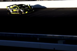 #111 McLaren 570s GT4 of Todd Clarke and Ty Clarke, Motorsport USA, GT4 SprintX Am, SRO, Indianapolis Motor Speedway, Indianapolis, IN, September 2020.
 | Brian Cleary/SRO