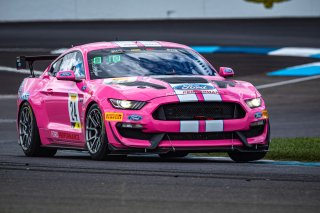 #24 Ford Mustang GT4 of Frank Gannett, Ian Lacy Racing, GT4 Sprint Am, SRO, Indianapolis Motor Speedway, Indianapolis, IN, September 2020.
 | Regis Lefebure/SRO                                       