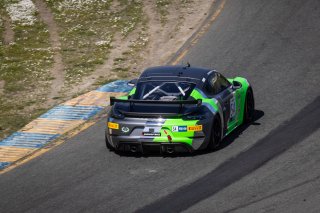 #54 Porsche Cayman GT4 CLUBSPORT-MR of Tim Pappas and Jeroen Bleekemolen, Black Swan Racing, Pro-Am, Pirelli GT4 America, SRO America Sonoma Raceway, Sonoma, CA, March 2021.   | 2021 Regis Lefebure                                       