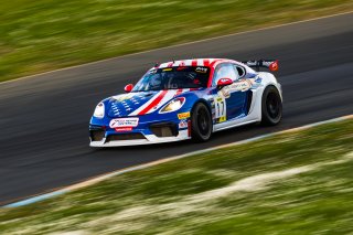 #17 Porsche 718 Cayman GT4 CLUBSPORT MR of James Rappaport and Robert Orcutt, TRG-The Racers Group, Am, Pirelli GT4 America, Pirelli GT4 America, SRO America Sonoma Raceway, Sonoma, CA, March 2021.   | Fabian Lagunas 2021