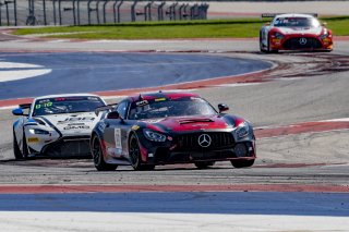 #89 Mercedes-AMG GT4 of Ross Chouest and Aaron Povoledo, RENNtech Motorsports, SL, Pirelli GT4 America, SRO America, Circuit of the Americas, Austin, Texas, April May 2021. | SRO Motorsports Group
