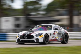 #16 Mercedes-AMG GT4 of John Allen, Capstone Motorsports, GT America Powered by AWS, GT4, SRO America, Sebring International Raceway, Sebring, FL, September 2021.
 | Regis Lefebure/SRO