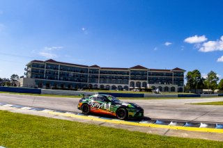 #18 Toyota GR Supra GT4 of Matt Forbush and Damon Surzyshyn, Forbush Performance, Am, Pirelli GT4 America, SRO America, Sebring International Raceway, Sebring, FL, September 2021.
 | Brian Cleary/SRO