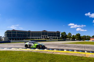#54 Porsche Cayman GT4 CLUBSPORT-MR of Tim Pappas and Jeroen Bleekemolen, Black Swan Racing, Pro-Am, Pirelli GT4 America, SRO America, Sebring International Raceway, Sebring, FL, September 2021.
 | Brian Cleary/SRO