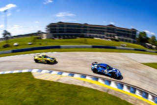 #2 Aston Martin Vantage AMR GT4 of Jason Bell and Andrew Davis, GMGRacing, Pro-Am, Pirelli GT4 America, SRO America, Sebring International Raceway, Sebring, FL, September 2021.
 | Brian Cleary/SRO