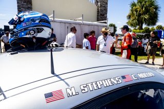 #35 Mercedes-AMG GT4 of Michai Stephens and Colin Mullan, Conquest Racing West, Silver, Pirelli GT4 America, SRO America, Sebring International Raceway, Sebring, FL, September 2021. | Brian Cleary/SRO