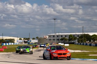 #52 BMW M4 GT4 of Tom Capizzi and John Capestro-Dubets, Pro-Am, Pirelli GT4 America, SRO America, Sebring International Raceway, Sebring, FL, September 2021.
 | Regis Lefebure/SRO