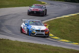 #94 BMW M4 GT4 of Chandler Hull and Jon Miller, BimmerWorld Racing, SL, Pirelli GT4 America, SRO America, Virginia International Raceway, Alton, VA, June 2021.
 | Brian Cleary/SRO