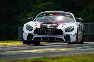 #16 Mercedes-AMG GT4 of John Allen and Kris Wilson, Capstone Motorsports, Am, Pirelli GT4 America, SRO America, VA, VIRginia International Raceway, June 2021. | Fabian Lagunas/SRO