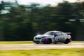 #36 BMW M4 GT4 of James Clay and Nick Galante, BimmerWorld Racing, SL, Pirelli GT4 America, SRO America, VIRginia International Raceway, Alton, VA, June 2021. | Fabian Lagunas/SRO
