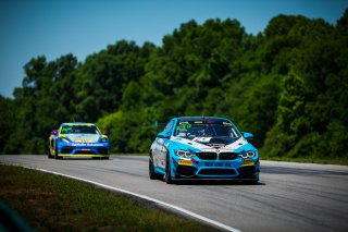 #22 BMW M4 GT4 of Tim Barber and Cole Ciraulo, CCR Racing Team/Team TFB, SL, Pirelli GT4 America, SRO America, VIRginia International Raceway, Alton, VA, June 2021. | Fabian Lagunas/SRO