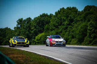 #34 BMW M4 GT4 of James Walker and Bill Auberlen, BimmerWorld Racing, Pro-Am, Pirelli GT4 America, SRO America, VIRginia International Raceway, Alton, VA, June 2021. | Fabian Lagunas/SRO