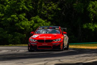 #52 BMW M4 GT4 of Tom Capizzi and John Capestro-Dubets, Am, Pirelli GT4 America, SRO America, VIRginia International Raceway, Alton, VA, June 2021. | Fabian Lagunas/SRO