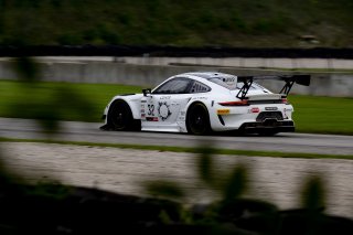 #32 Porsche 911 GT3-R of Kyle Washington, GMG Racing, GT America Powered by AWS, GT3, SRO America, Road America, Elkhart Lake, Aug 2021.
 | Brian Cleary/SRO