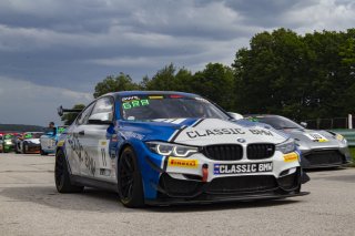 #11 BMW M4 GT4 of Stevan McAleer and Toby Grahovec, Classic BMW, SL, Pirelli GT4 America, SRO America, Road America, Elkhart Lake, Aug 2021.
 | Brian Cleary/SRO