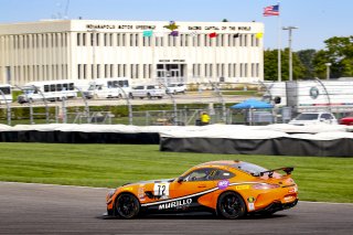 #72 Mercedes-AMG GT4 of Kenny Murillo and Christian Szymczak, Murillo Racing, SL, Pirelli GT4 America, SRO, Indianapolis Motor Speedway, Indianapolis, IN, USA, October 2021
 | Brian Cleary/SRO