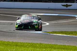 #18 Toyota GR Supra GT4 of Matt Forbush and Damon Surzyshyn, Forbush Performance, Am, Pirelli GT4 America, SRO, Indianapolis Motor Speedway, Indianapolis, IN, USA, October 2021
 | Brian Cleary/SRO