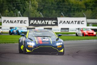 #59 Aston Martin Vantage AMR GT4 of Paul Terry and Valentin Hasse-Clot, WR Racing, Pro-Am, Pirelli GT4 America, SRO, Indianapolis Motor Speedway, Indianapolis, IN, USA, October 2021
 | SRO Motorsports Group
