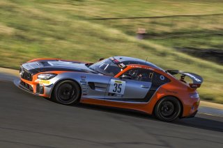 #35 Mercedes-AMG GT4 of Josh Hurley and Manny Franco, Conquest Racing, GT4 America, Silver, SRO America, Sonoma Raceway, Sonoma, CA, April  2022.
 | Brian Cleary/SRO