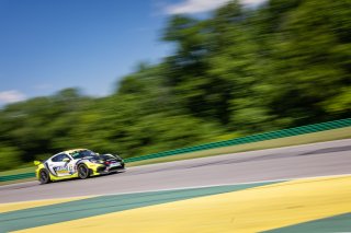 #47 Porsche 718 Cayman GT4 RS Clubsport of Scott Noble and Jason Hart, NOLASPORT, GT4 America, Pro-Am, SRO America, VIR, Virginia International Rcaeway, Alton, Virginia, June 2022.
 | Regis Lefebure/SRO