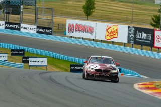 #52 BMW M4 GT4 of Tom Capizzi and John Capestro-Dubets, Auto Technic Racing, GT4 America, Pro-Am, SRO America, Watkins Glen International raceway, Watkins Glen, NY, July 2022..
 | SRO Motorsports Group