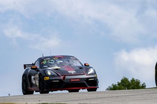 #83 Porsche718 Cayman GT4 RS Clubsport of Juan Martinez and Nelson Calle, RS1, GT4 America, Am, SRO America, Road America, Elkhart Lake, WI, August 2022
 | Brian Cleary/SRO