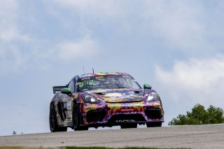 #66 Porsche 718 Cayman GT4 RS Clubsport of Derek DeBoer and Jason Alexandris, The Racers Group, GT4 America, Am, SRO America, Road America, Elkhart Lake, WI, August 2022
 | Brian Cleary/SRO
