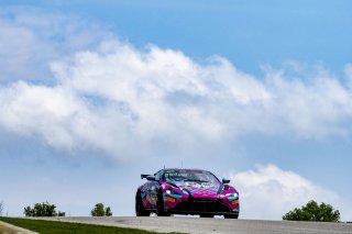 #888 Aston Martin Vantage AMR GT4 of Sean Whalen and Matt Gulver, Zelus Motorsports, GT4 America, Am, SRO America, Road America, Elkhart Lake, WI, August 2022
 | Brian Cleary/SRO