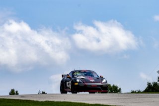 #83 Porsche718 Cayman GT4 RS Clubsport of Juan Martinez and Nelson Calle, RS1, GT4 America, Am, SRO America, Road America, Elkhart Lake, WI, August 2022
 | Brian Cleary/SRO
