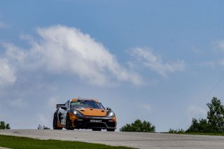#19 Porsche 718 Cayman GT4 RS Clubsport of Alain Staid and Thomas Merrill, NOLASPORT, GT4 America, Pro-Am, SRO America, Road America, Elkhart Lake, WI, August 2022
 | Brian Cleary/SRO