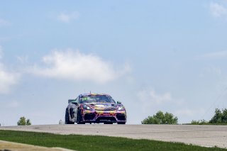 SRO America, Road America, Elkhart Lake, WI, August 2022#66 Porsche 718 Cayman GT4 RS Clubsport of Derek DeBoer and Jason Alexandris, The Racers Group, GT4 America, Am
 | Brian Cleary/SRO